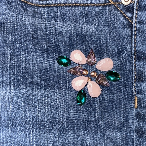 Chico’s So Slimming Girlfriend Slim Leg Ankle Sz 12P Cotton, Spandex Blend $98 - Picture 3 of 16